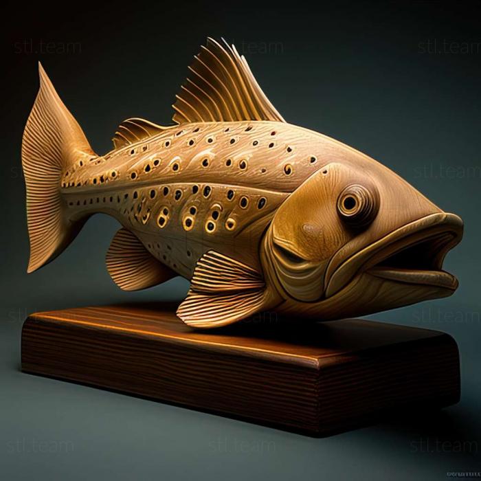 3D model Bristol shubunkin fish (STL)